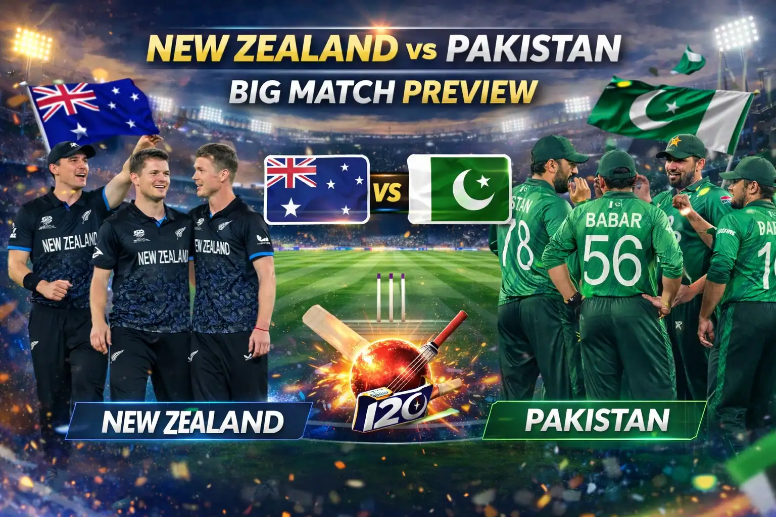 New Zealand vs Pakistan match preview with team analysis